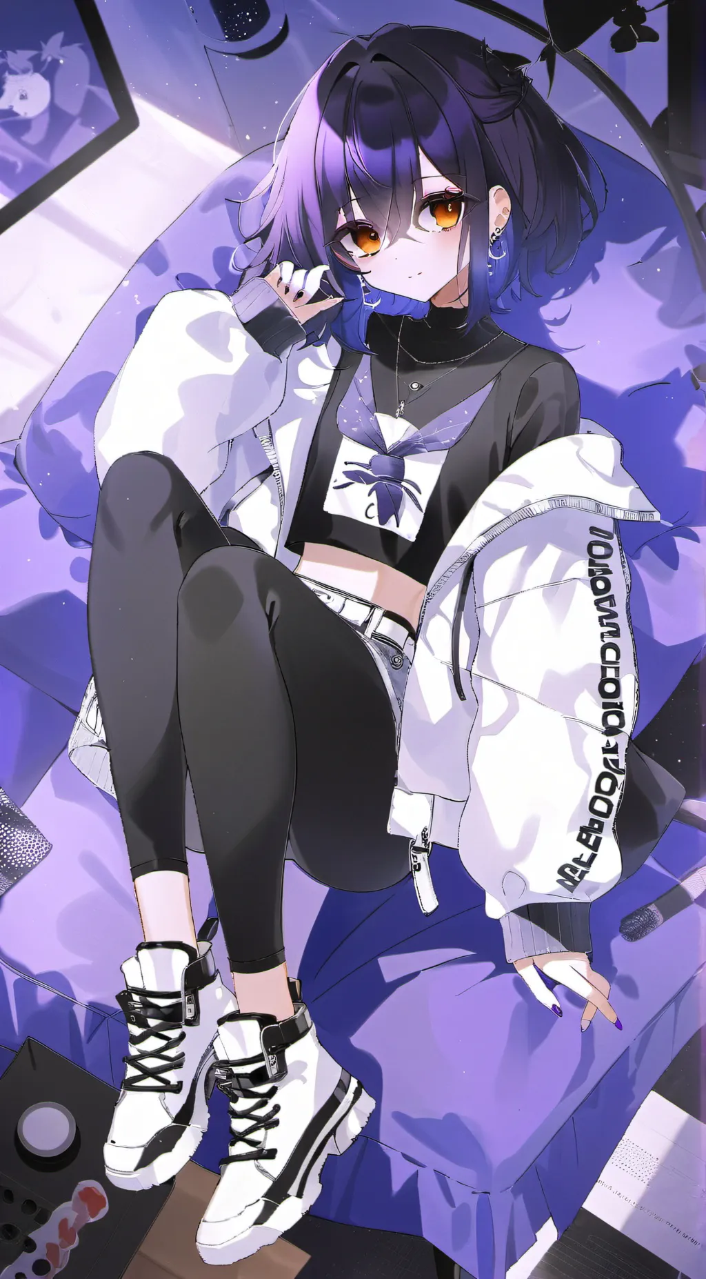 ai character: Aurora background