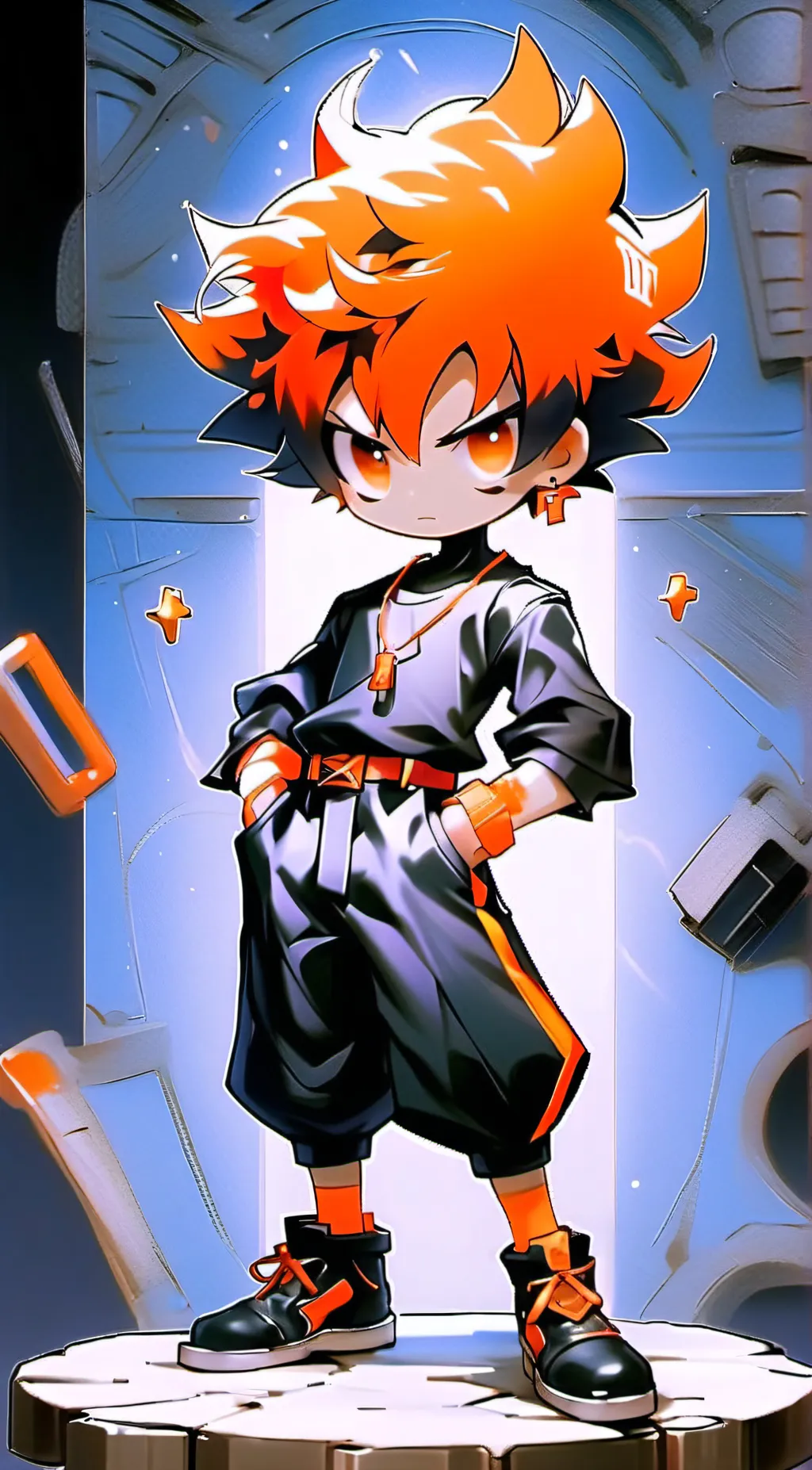 ai character: Solar background