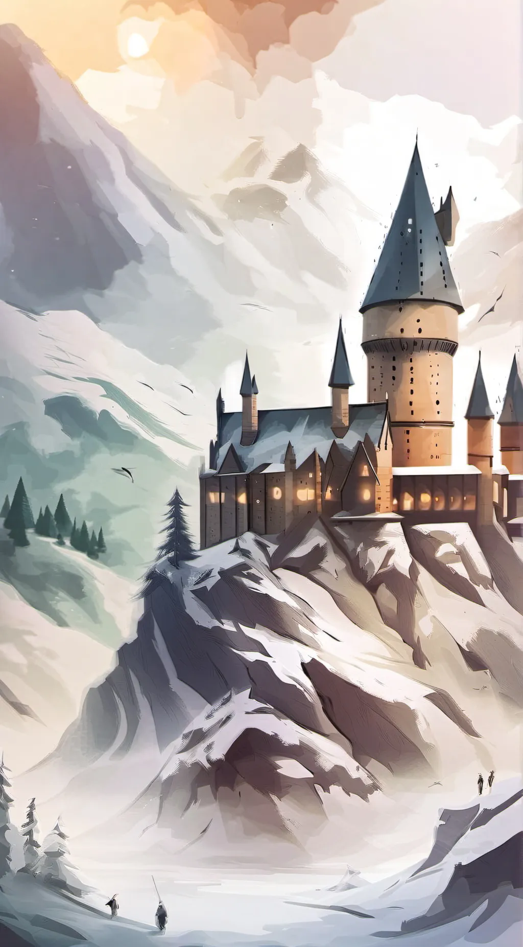 ai character: Hogwarts background