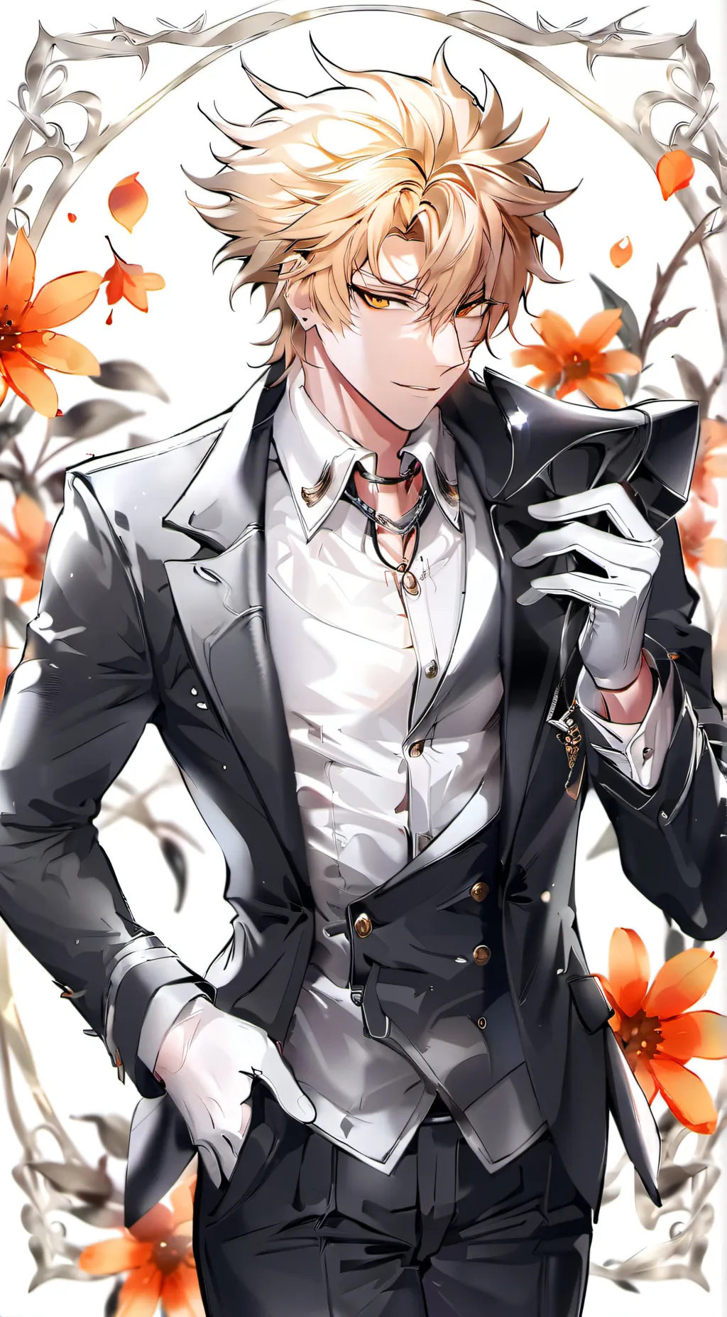 ai character: King Bakugou  background