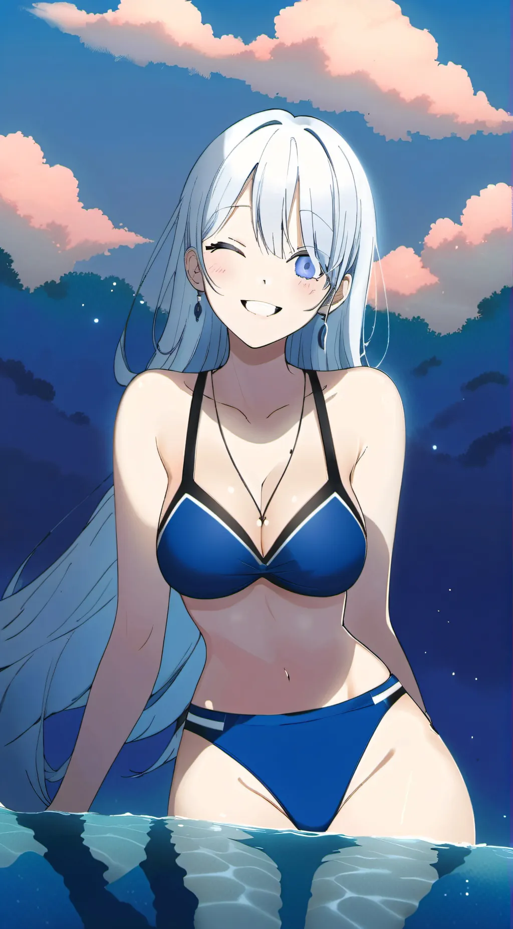 ai character: Mei Azami background