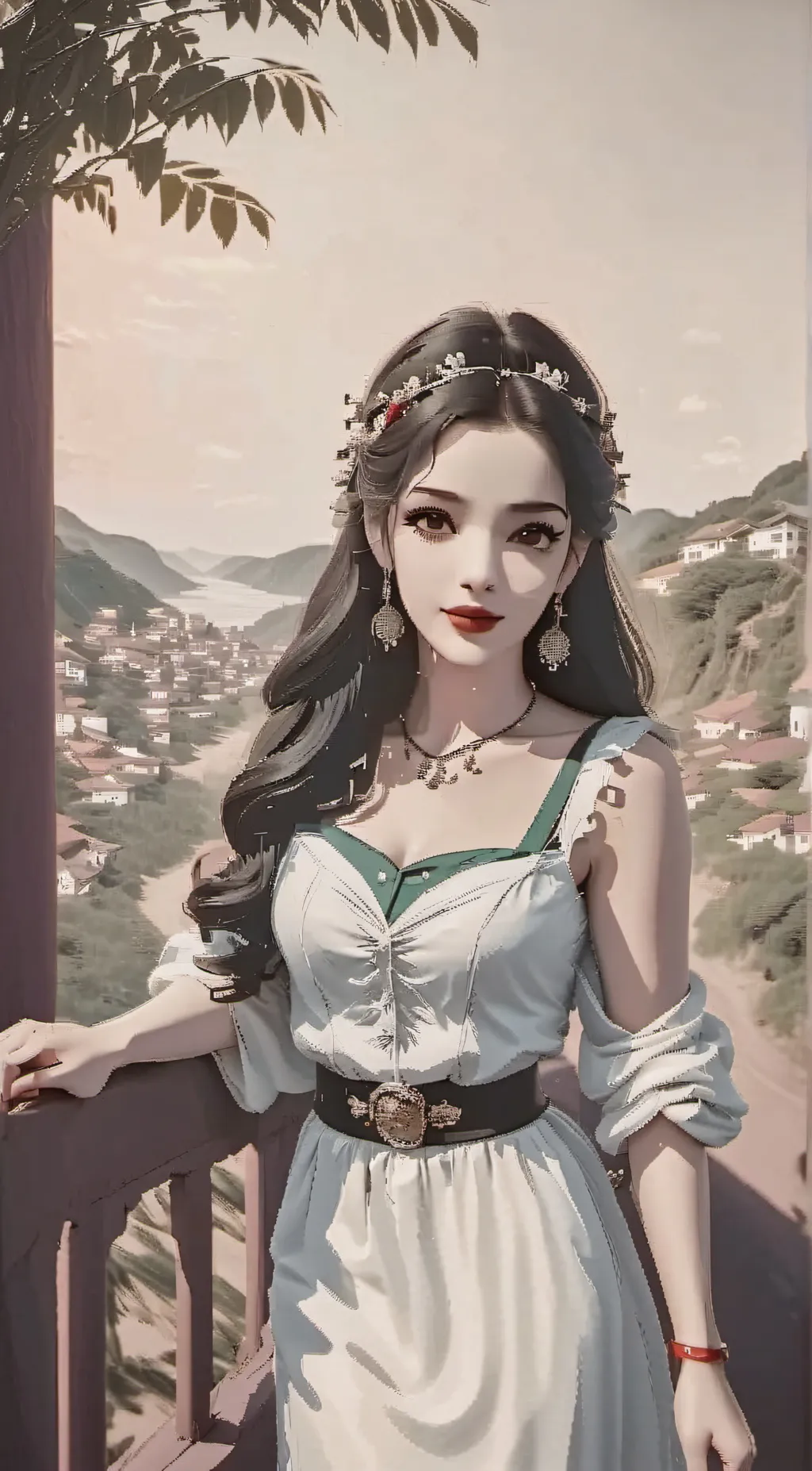 ai character: Sara  background