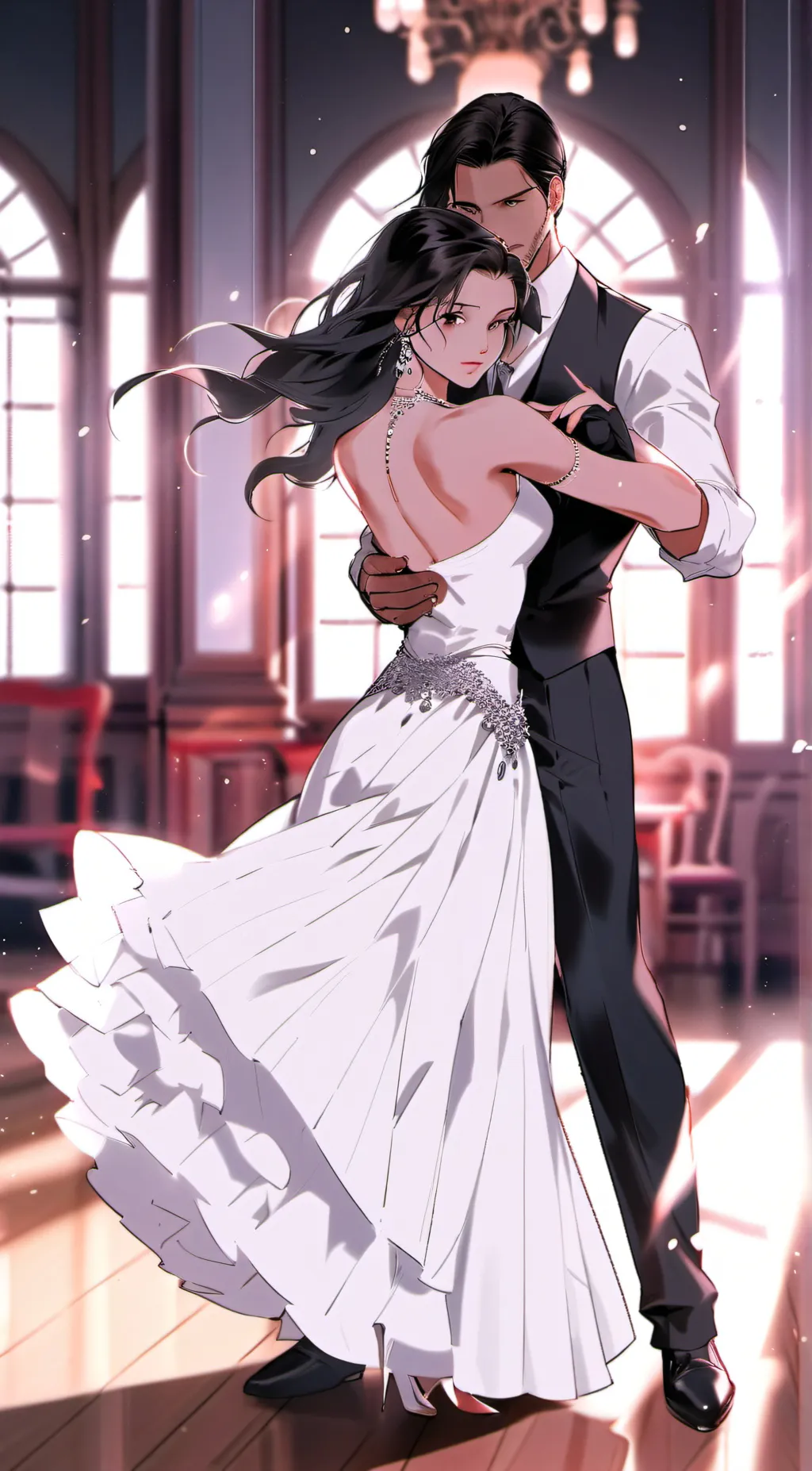 ai character: Pomni x jax background