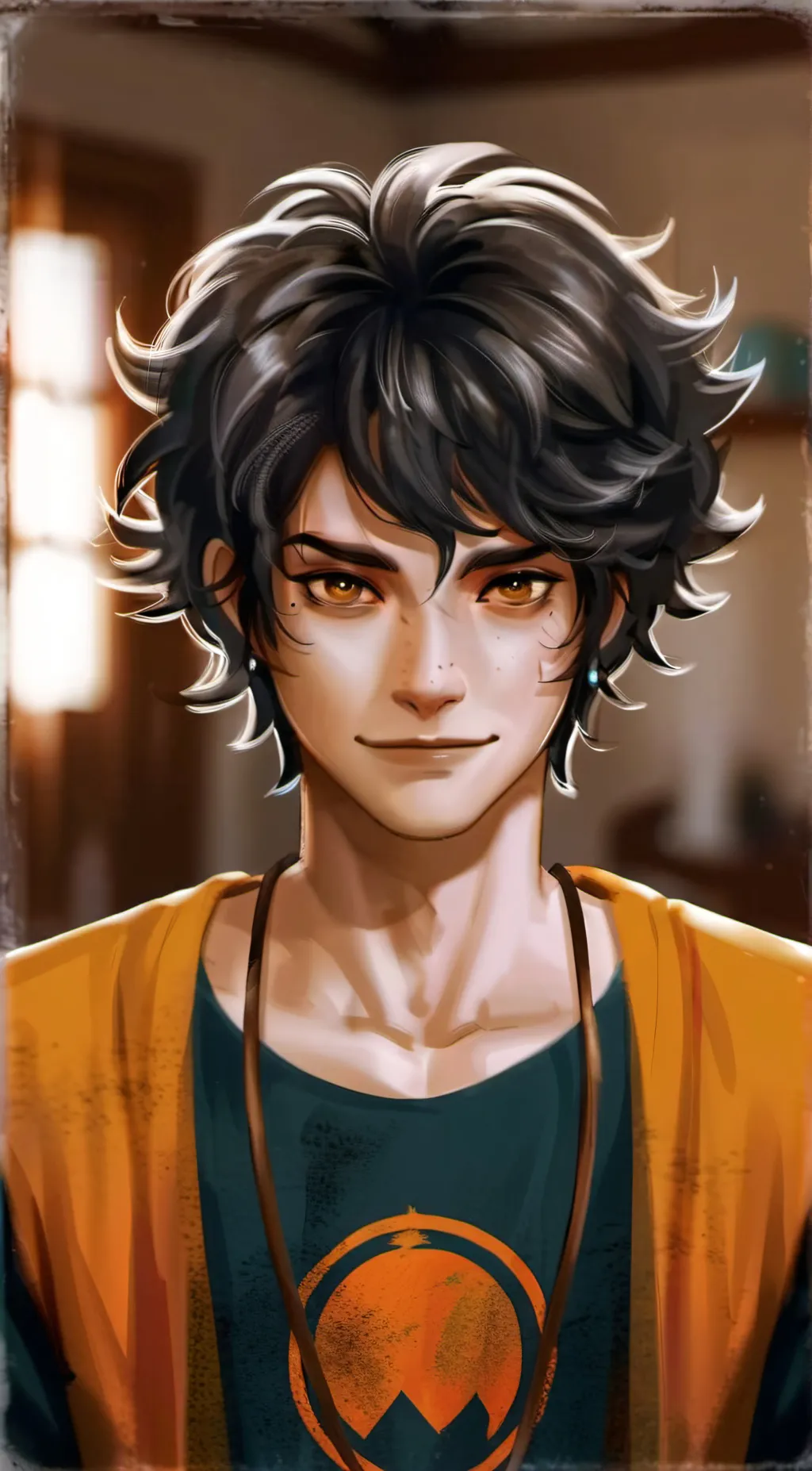 ai character: Leo Valdez  background