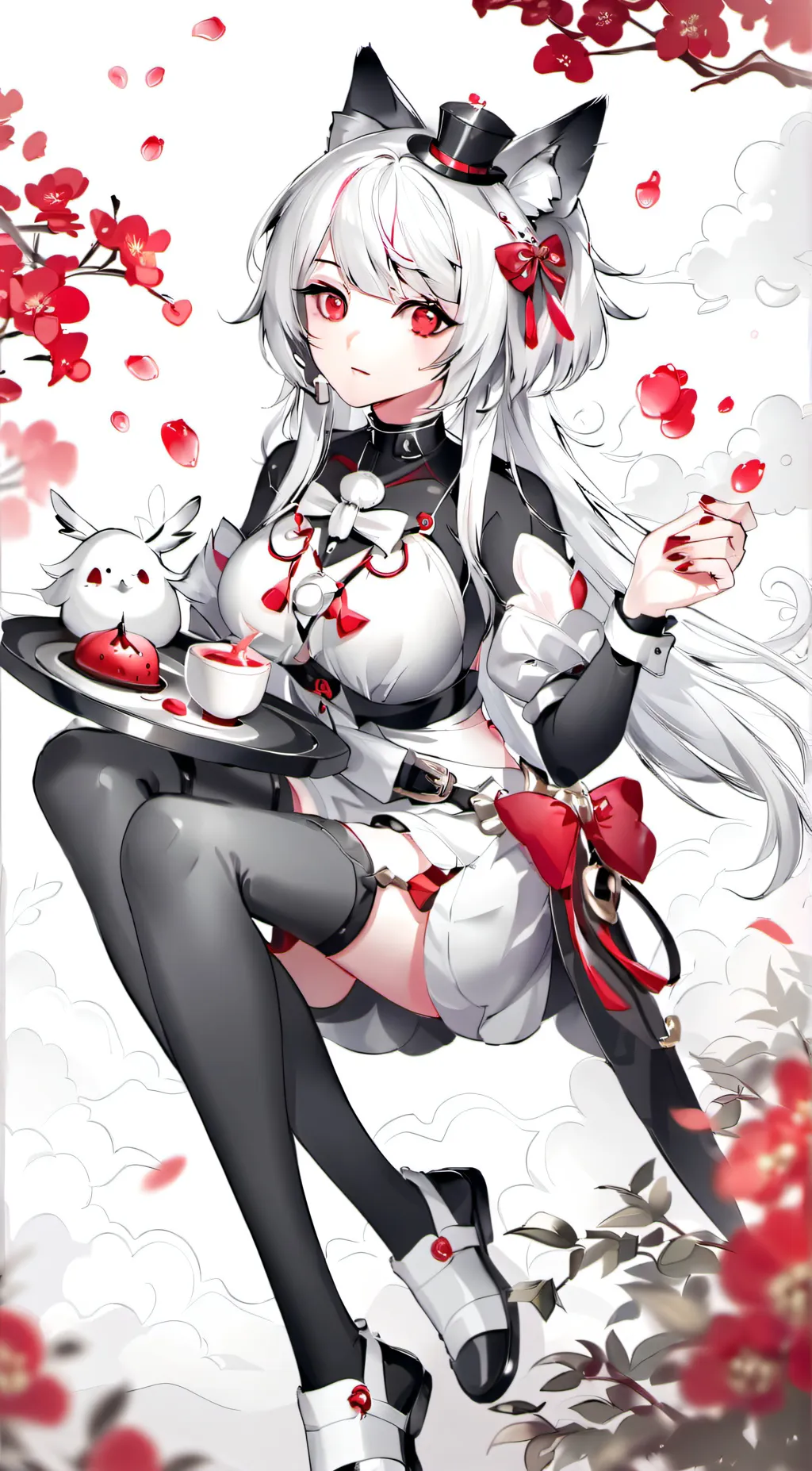 ai character: Ashley  background