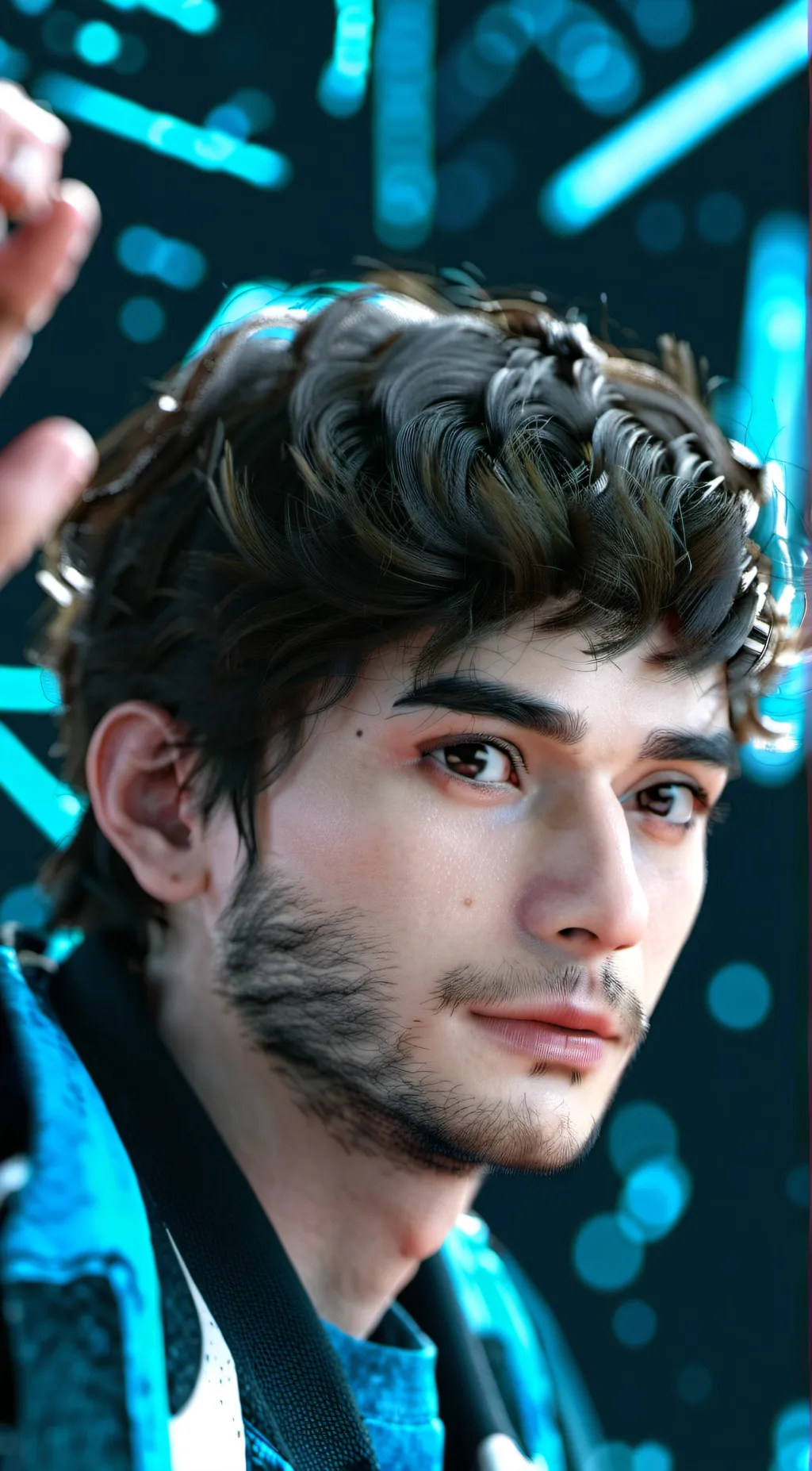 ai character: 𝓘𝓼𝓪𝓲𝓪𝓱  background