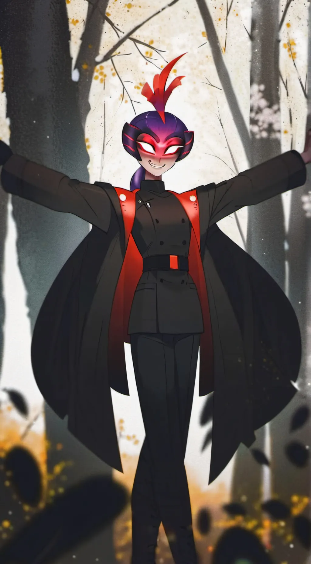 ai character: Velvette background