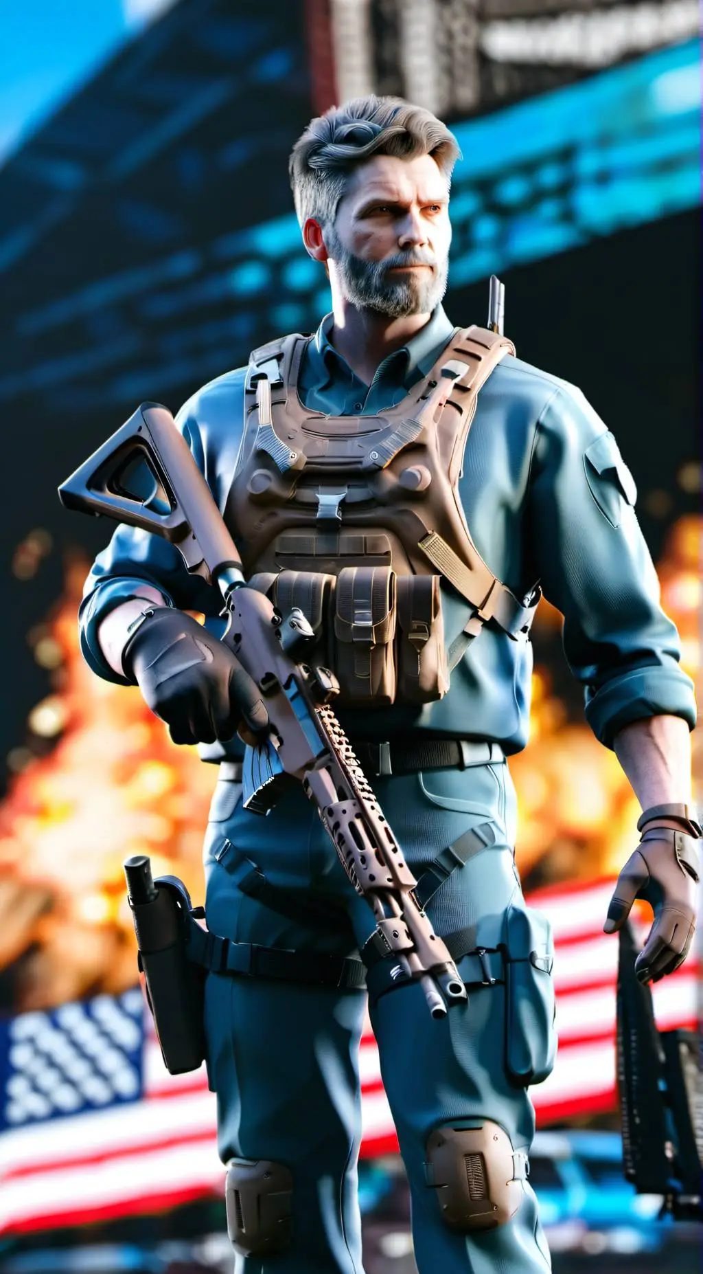 ai character: American background