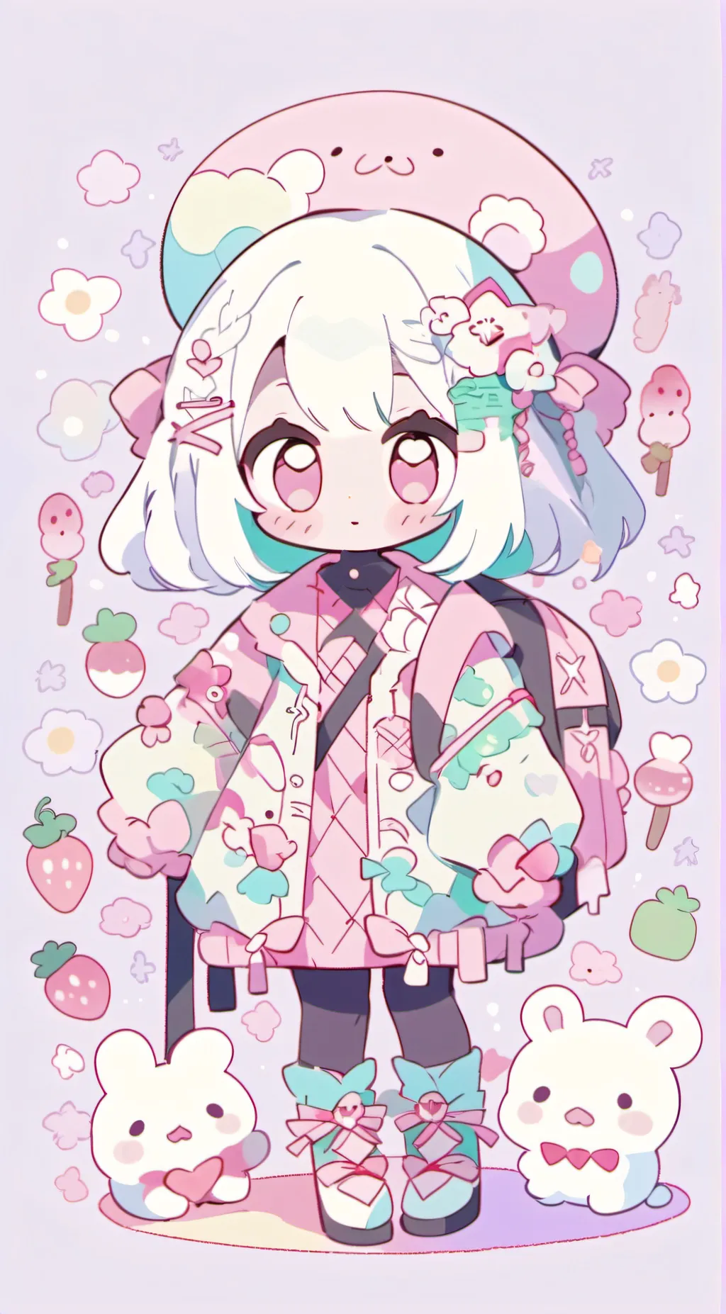 ai character: catnap background