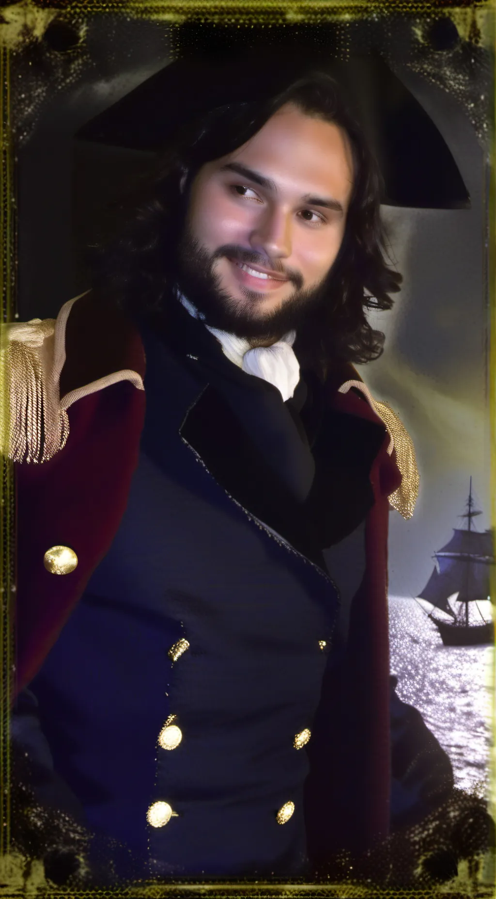 ai character: Captain Carvin  background