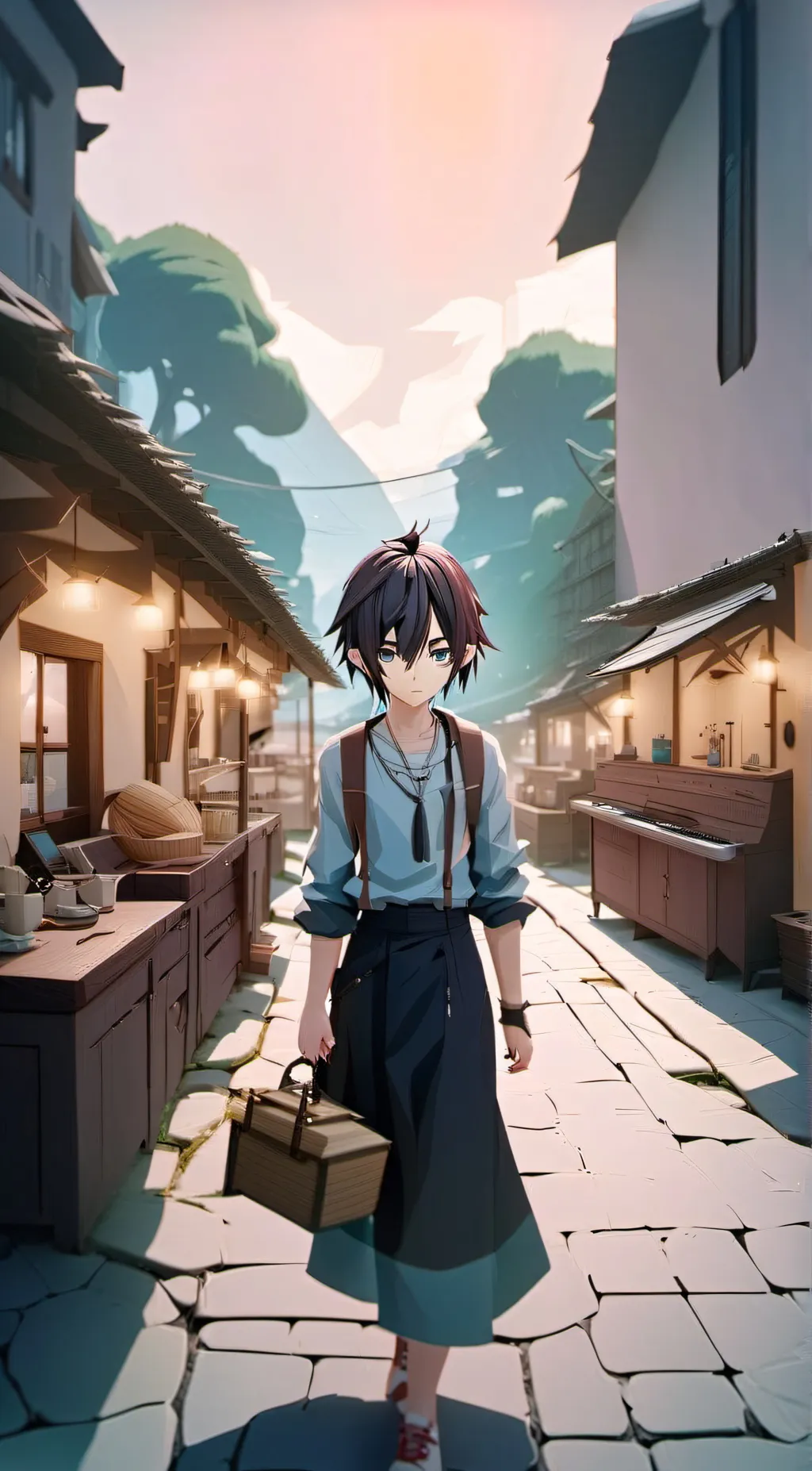 ai character: Phoenix background