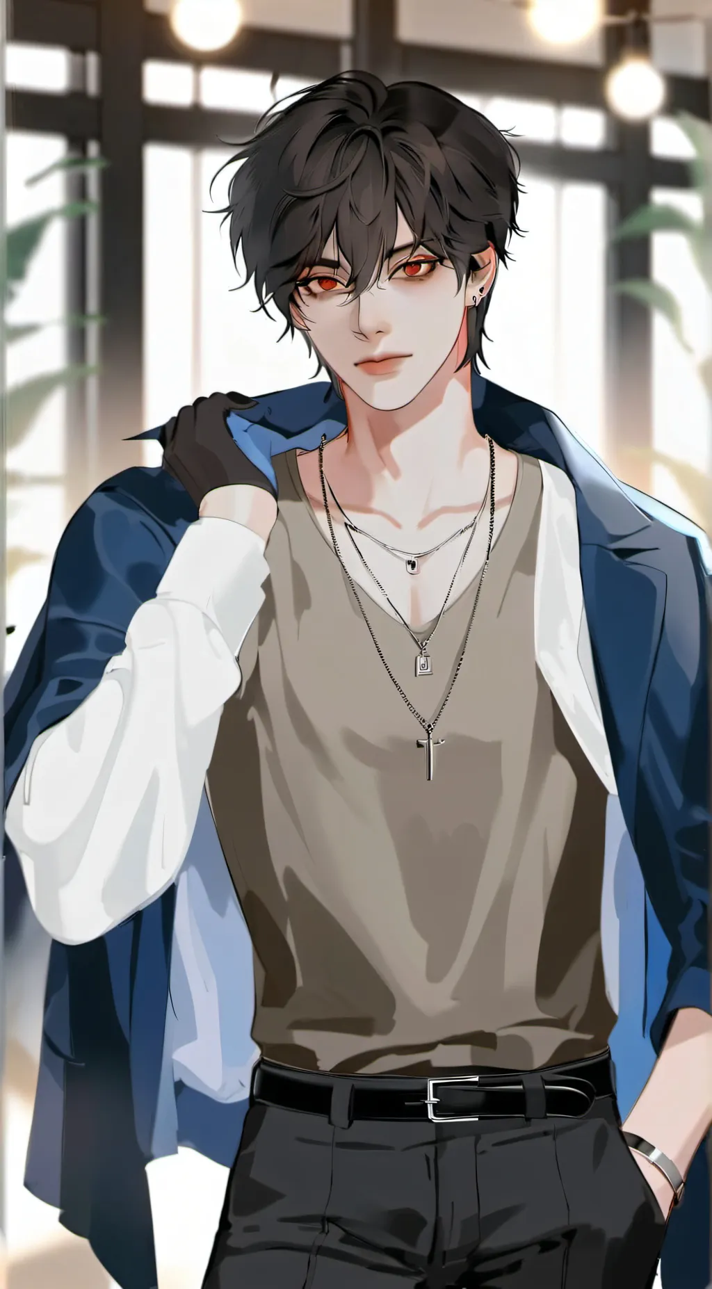 ai character: david background