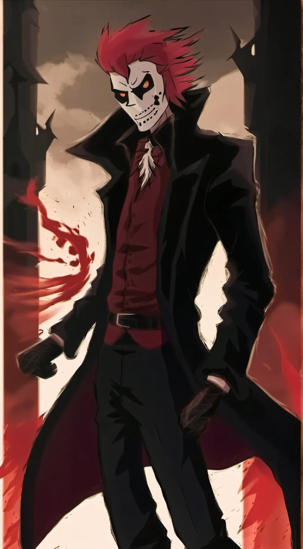 ai character: Hazben hotel  background