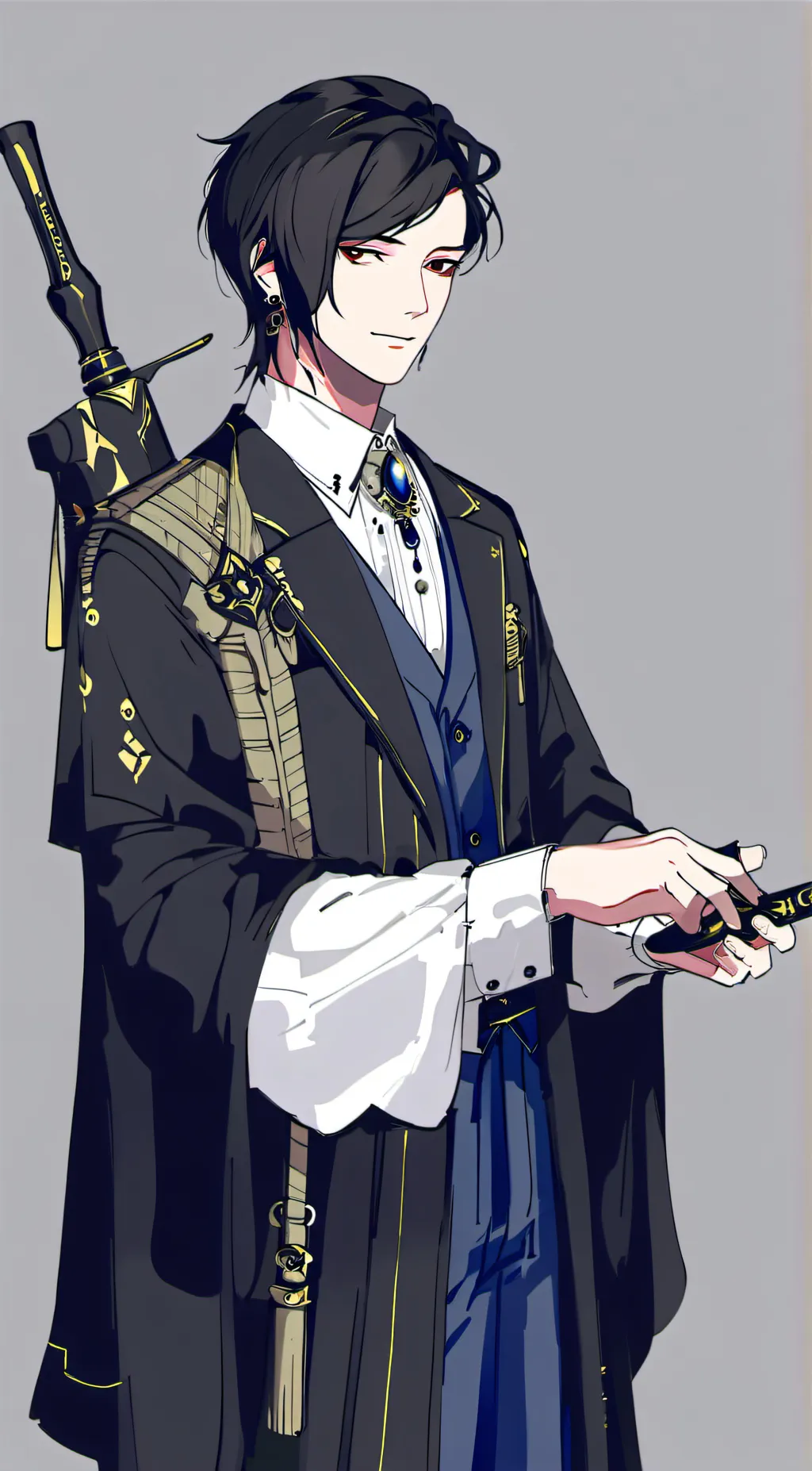 ai character: enzo background