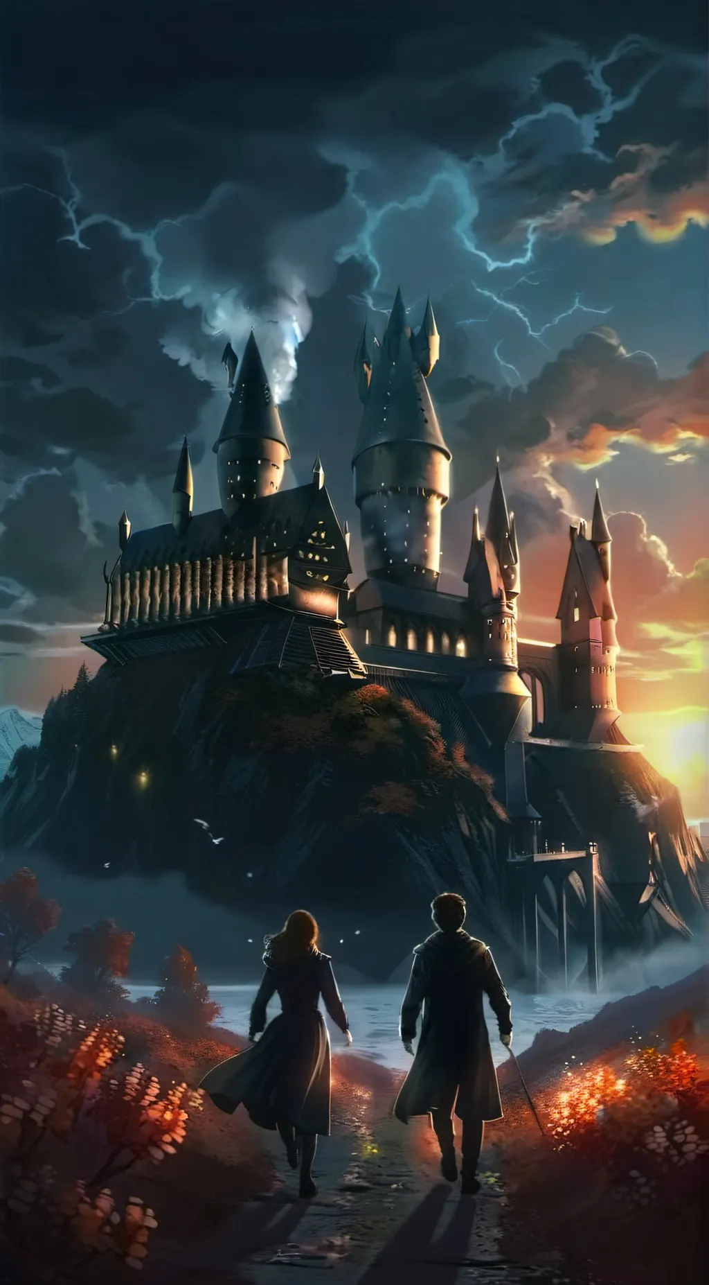ai character: Hogwarts background
