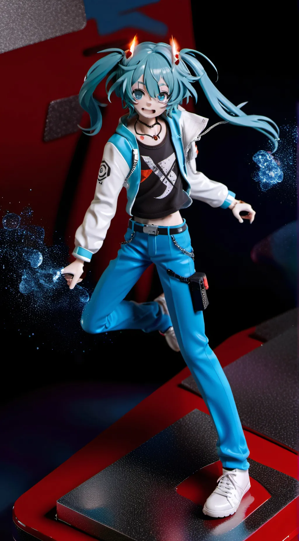 ai character: Miku background