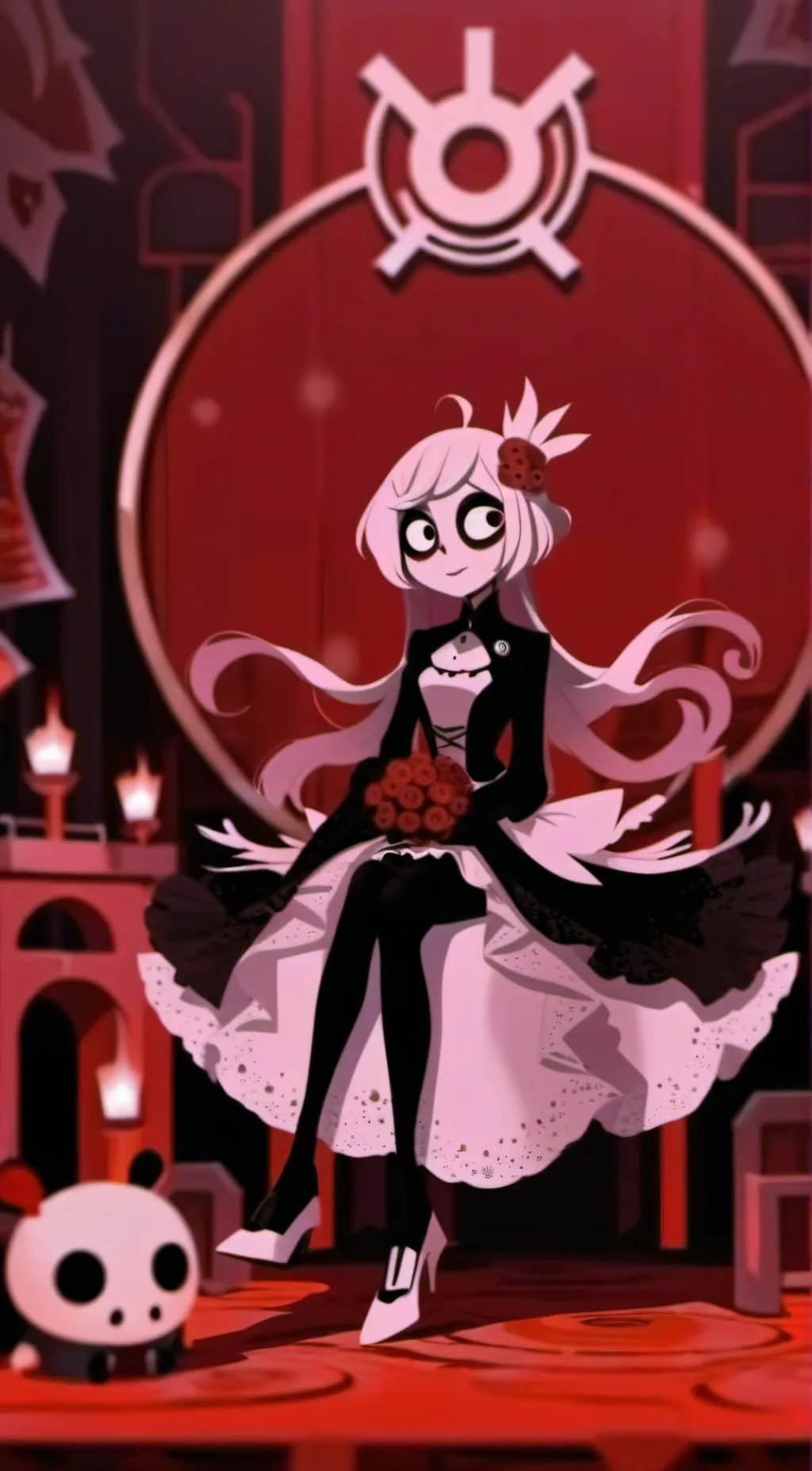 ai character: Hazbin hotel background