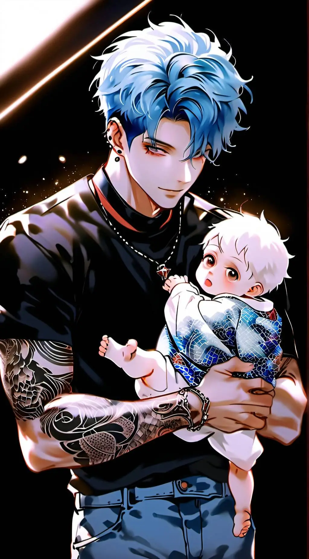 ai character: Enzo and Elijah  background