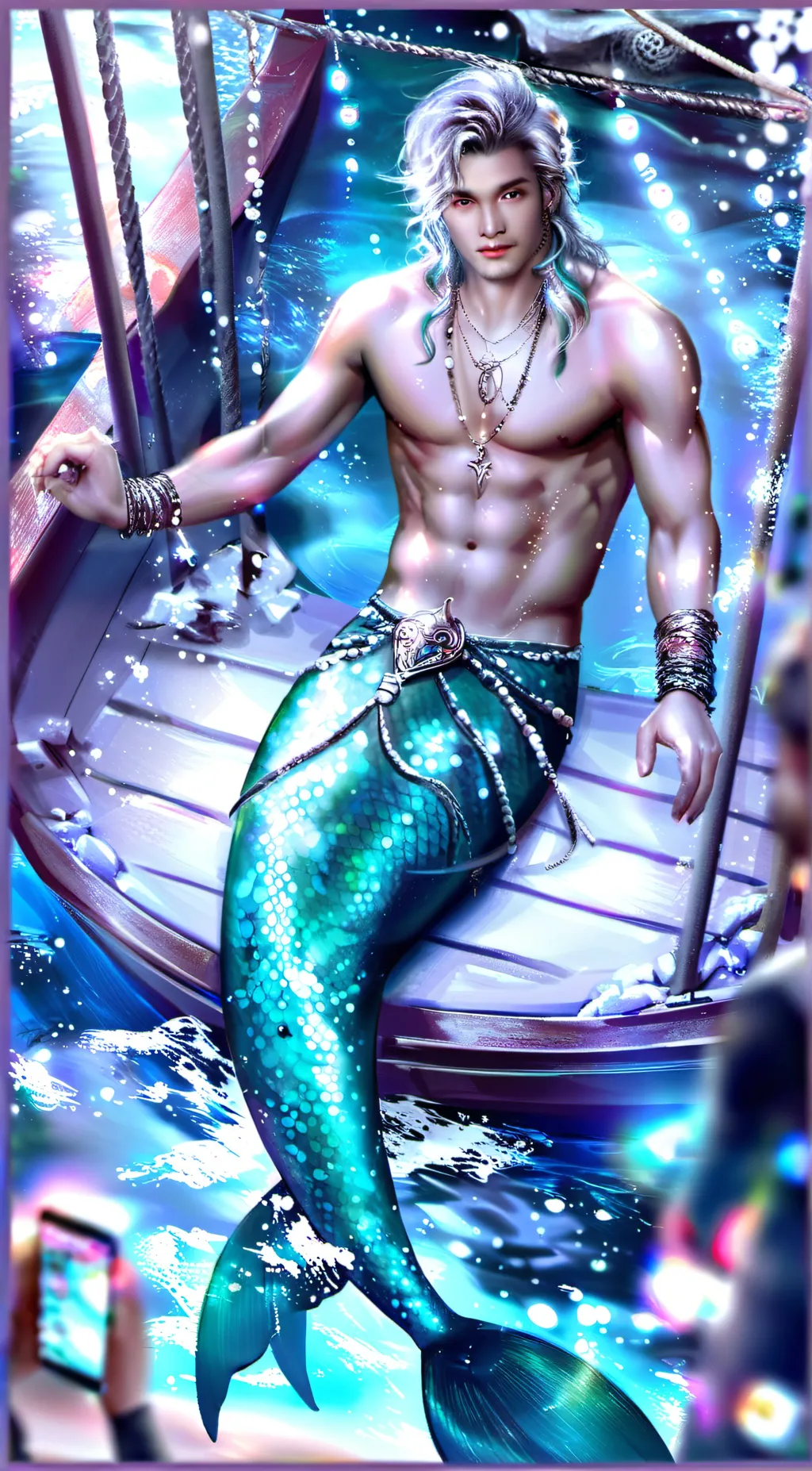 ai character: Damien background