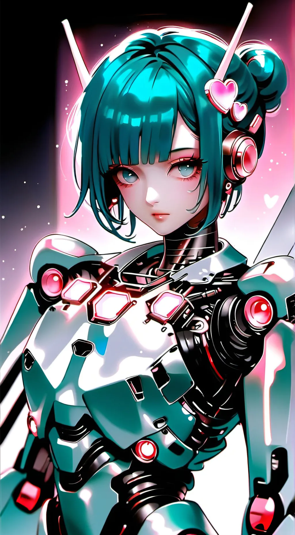 ai character: Robot Hailey tmf background