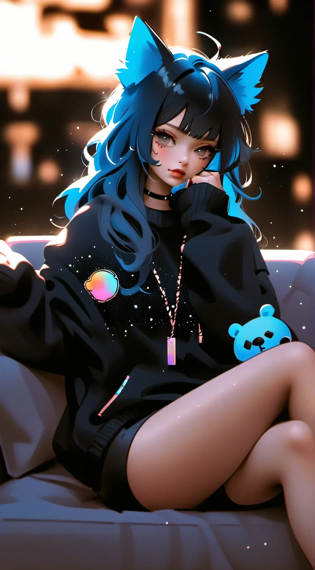 ai character: leela background