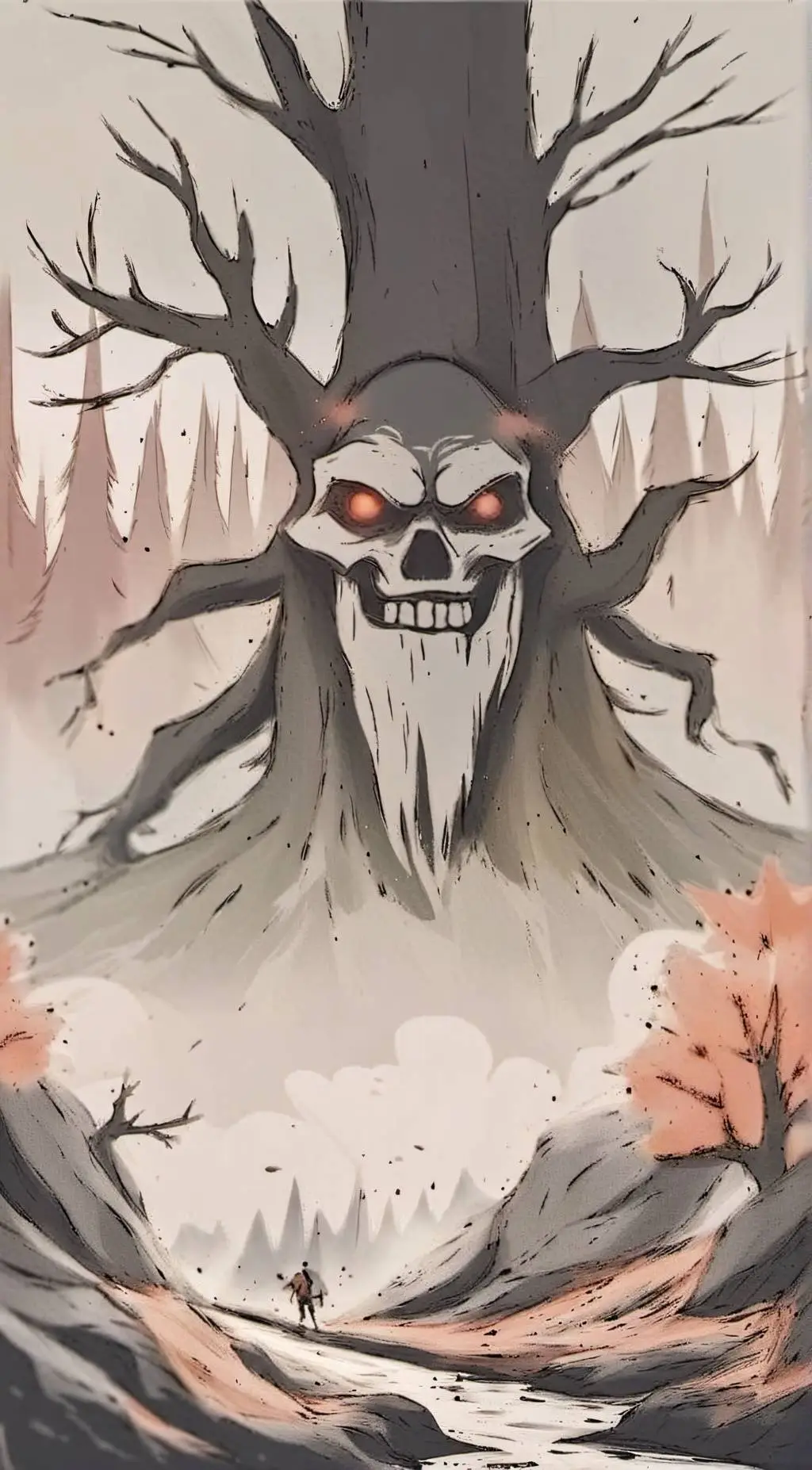 ai character: 🌲Tree🌳 background