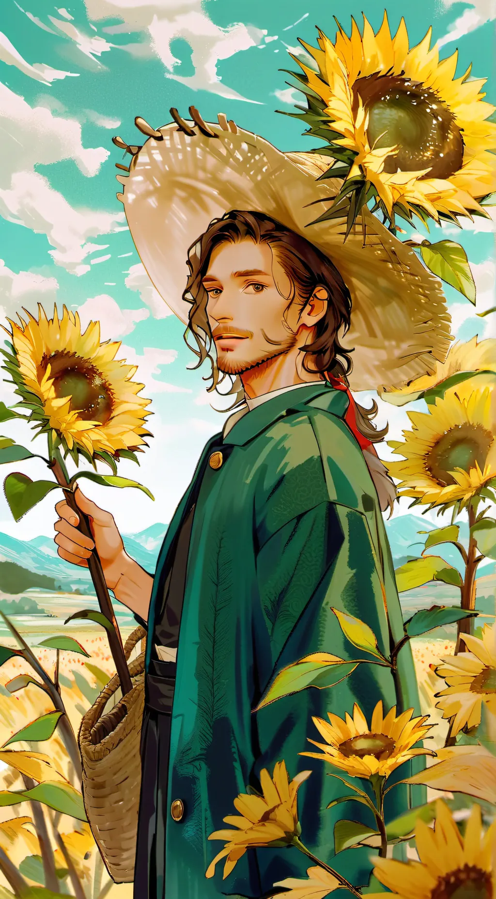 ai character: what are you doing background