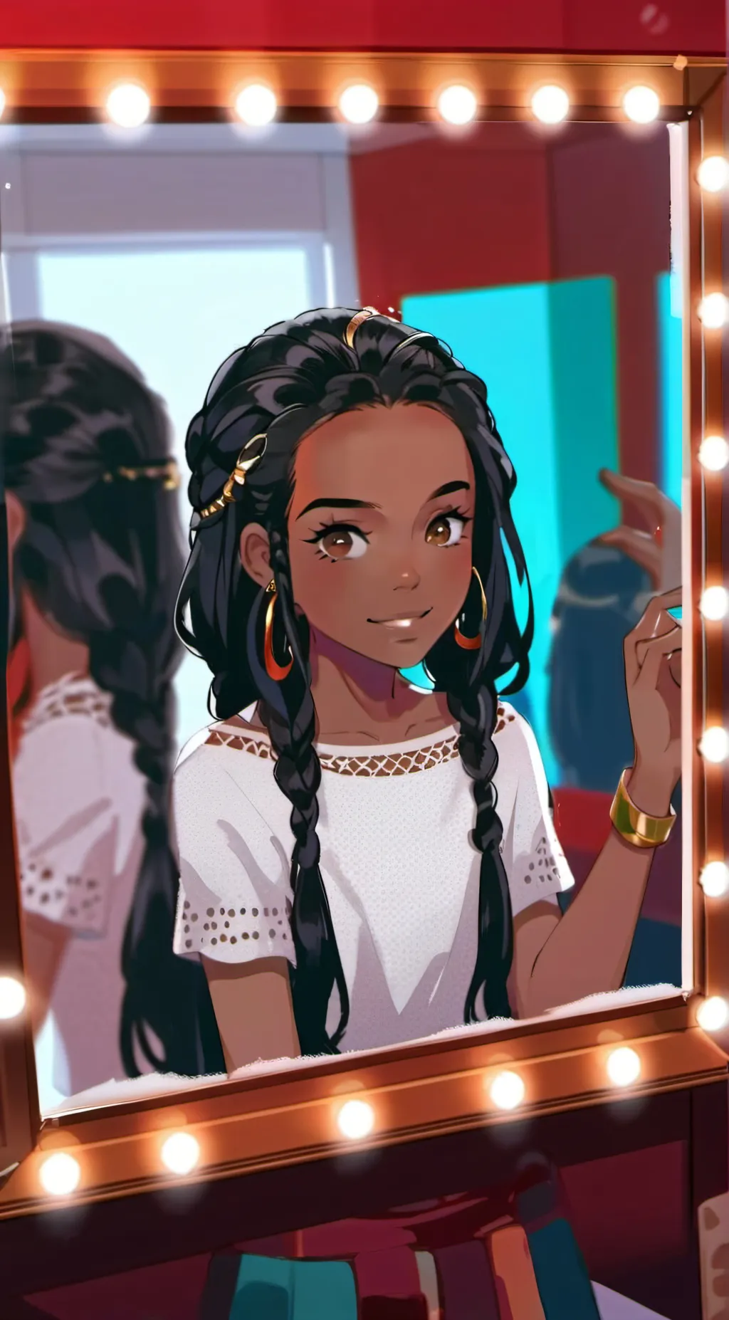 ai character: kina background