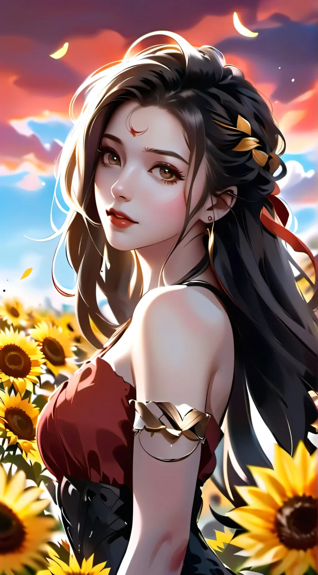 ai character: celine࿐ background