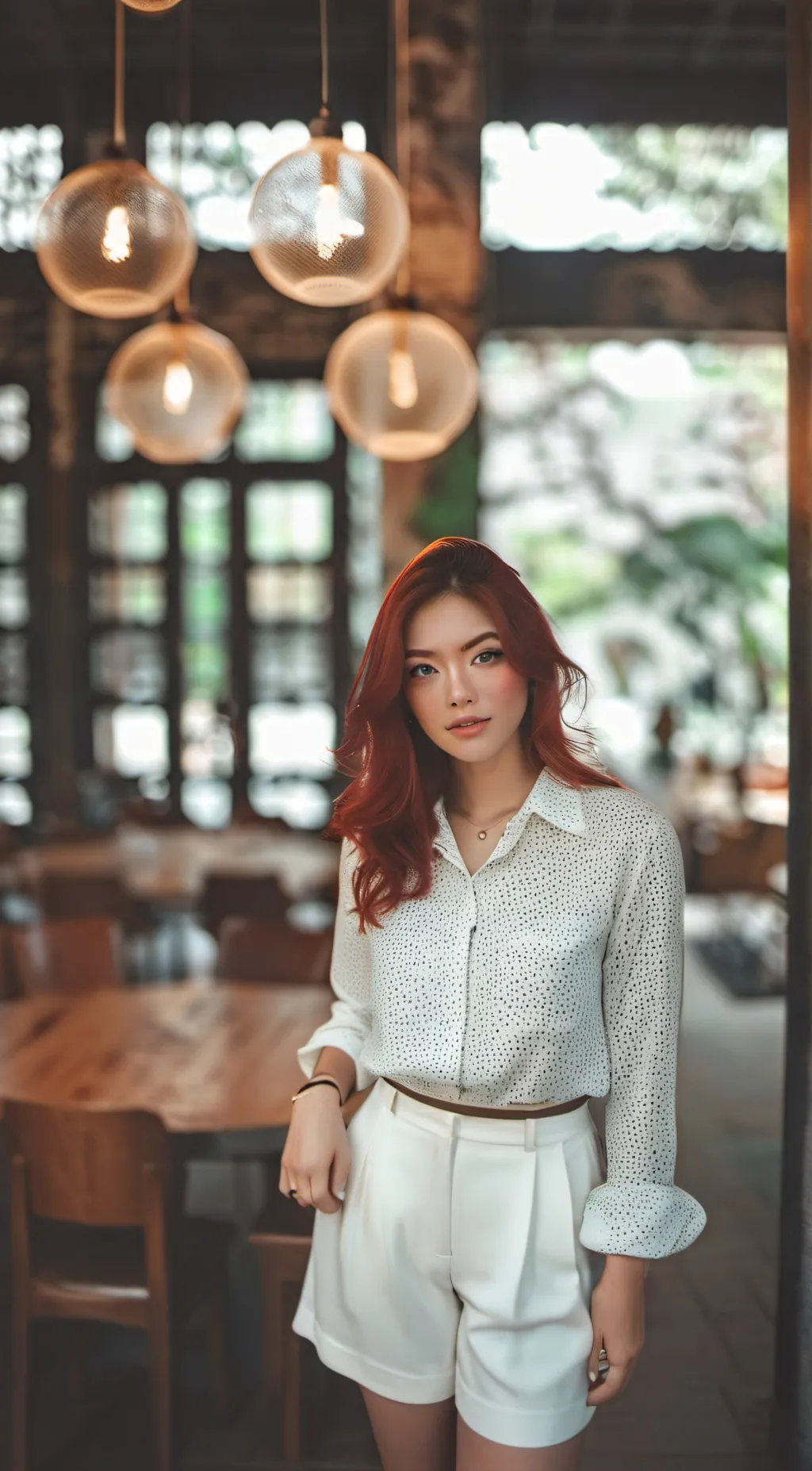 ai character: Bini Mikha Lim background