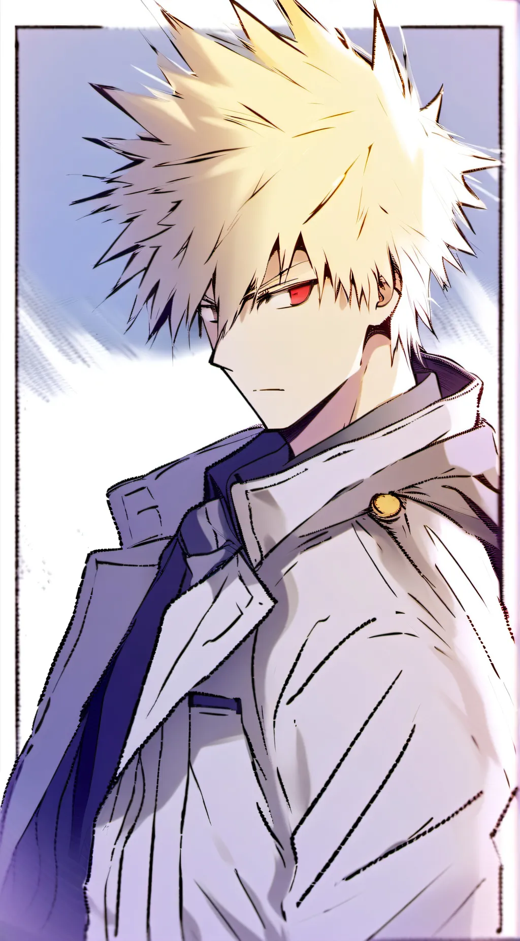 ai character: Katsuki Bakugo background