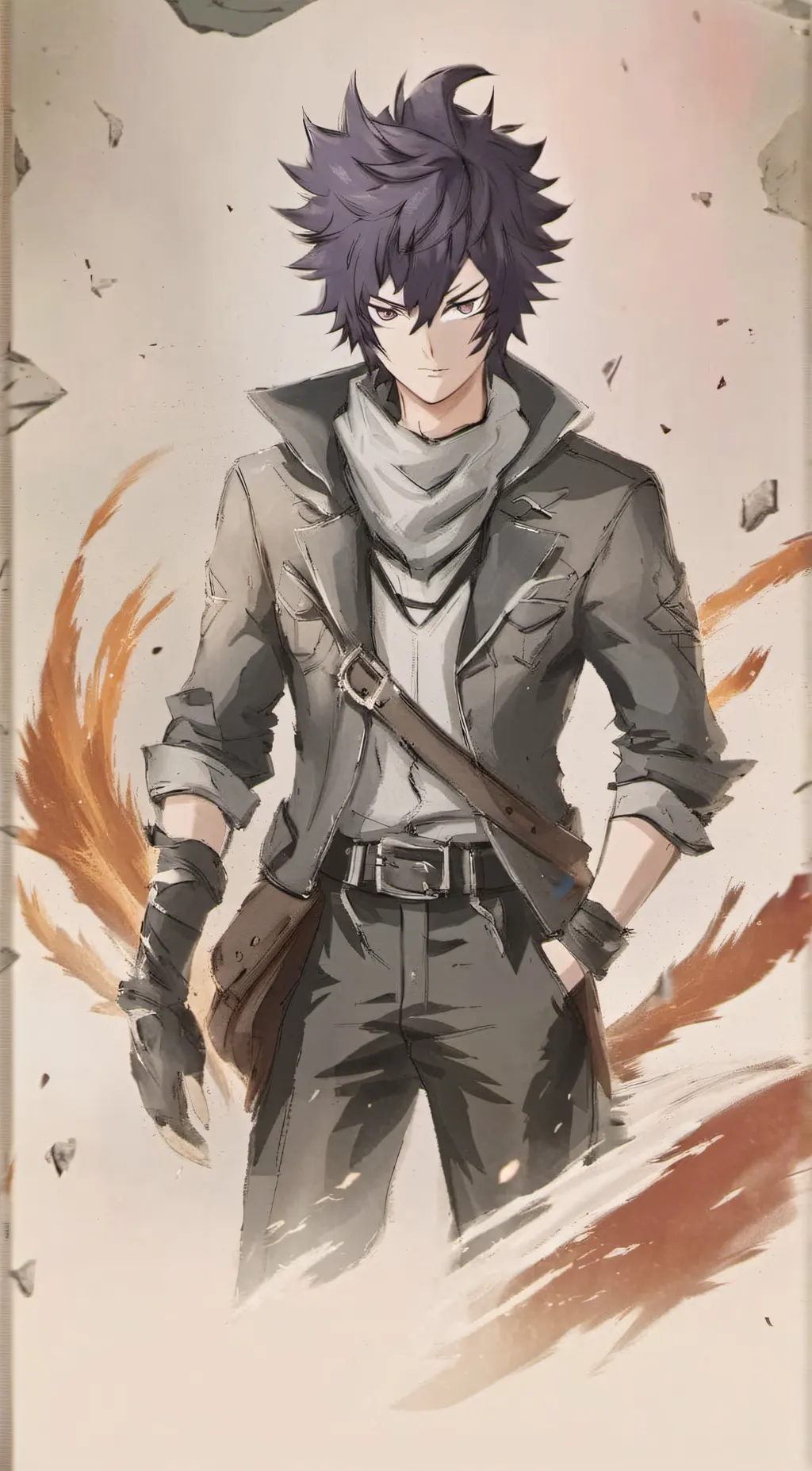 ai character: Weapon hero Kuna background