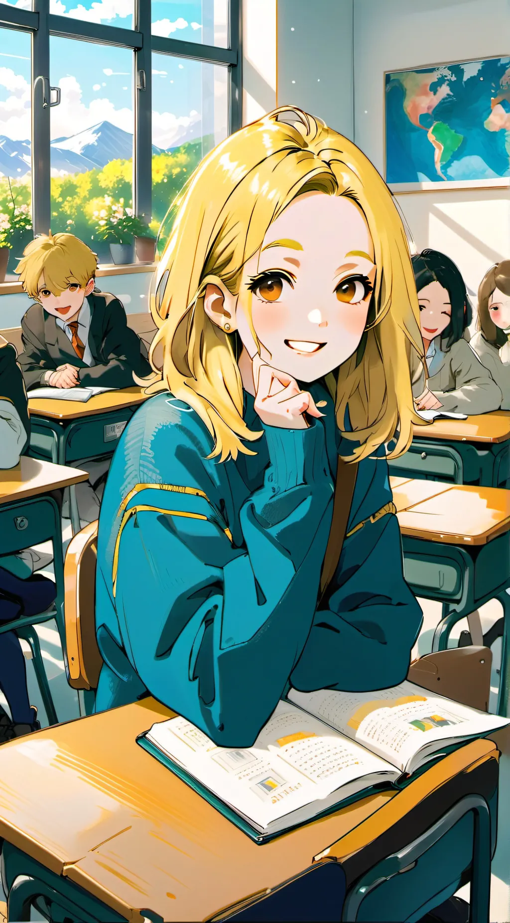 ai character: vivian background