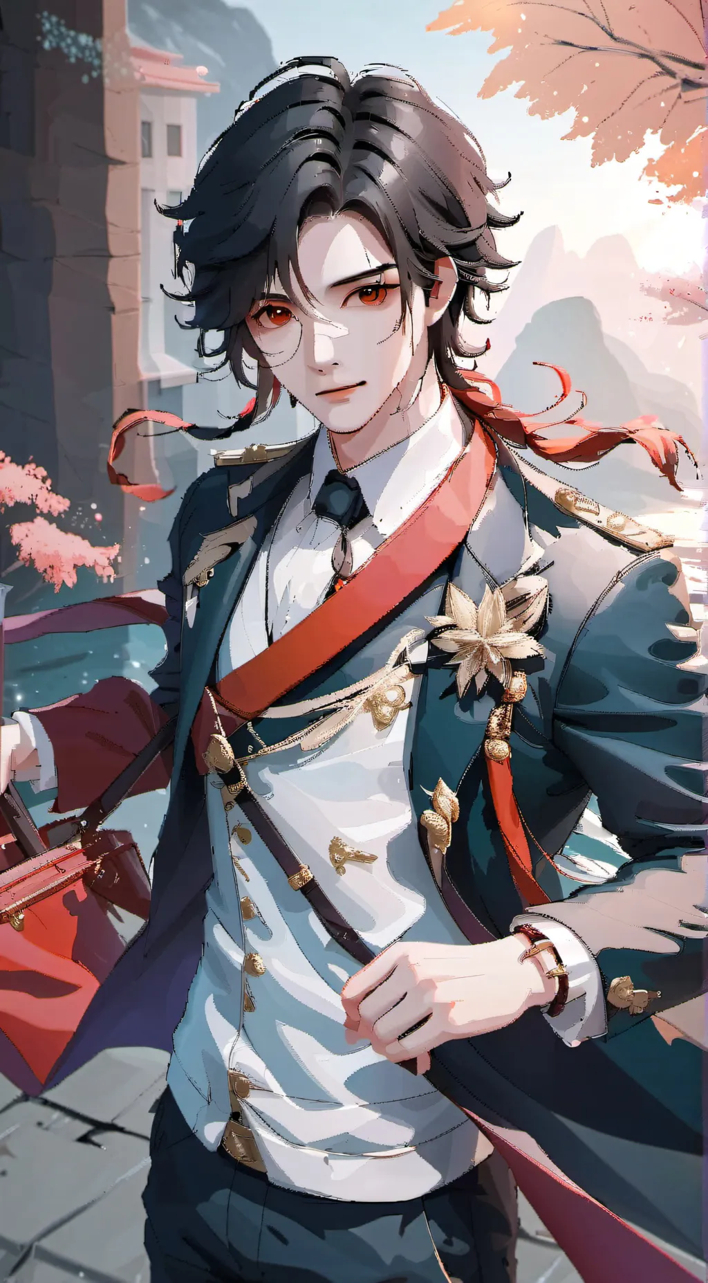 ai character: vampire  background