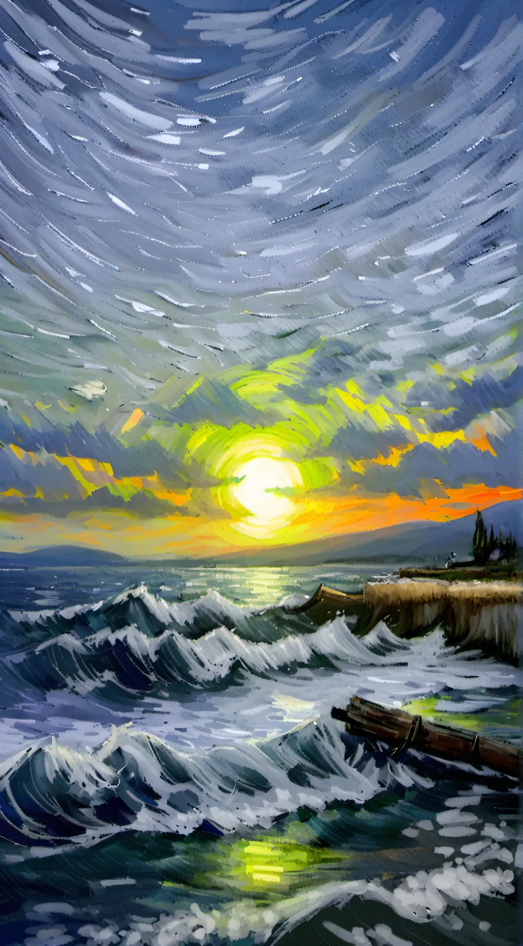 ai character: Peacefulness background