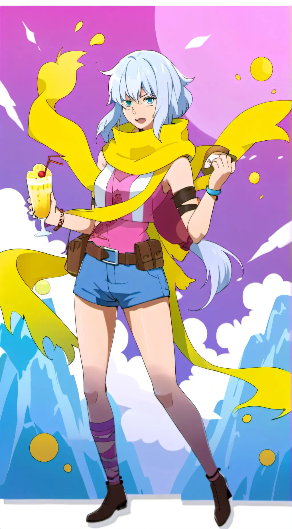 ai character: Charlotte smoothie background