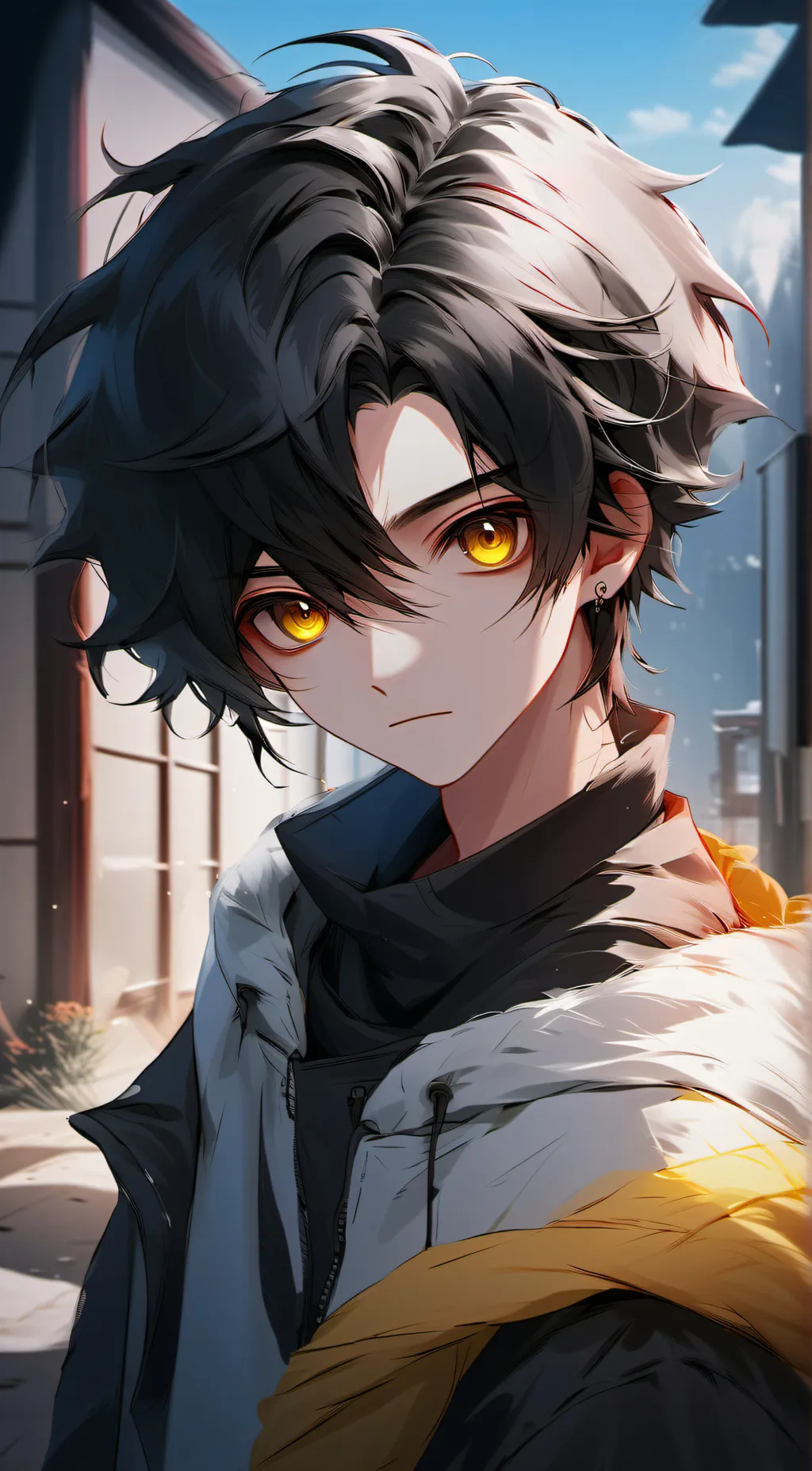 ai character: >YUKI CHRISTOPHER> background