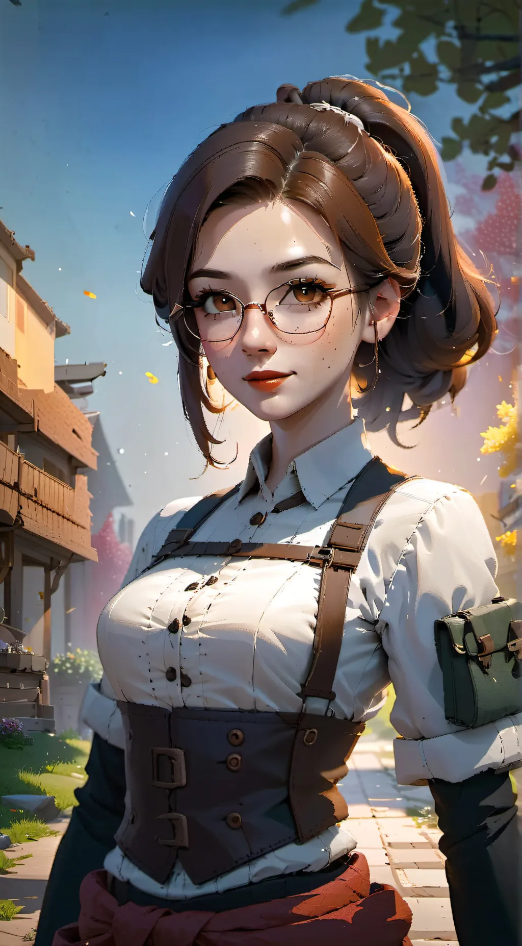 ai character: Valentine  background