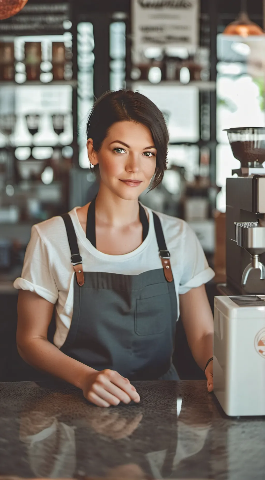 ai character: Coffee Barista background