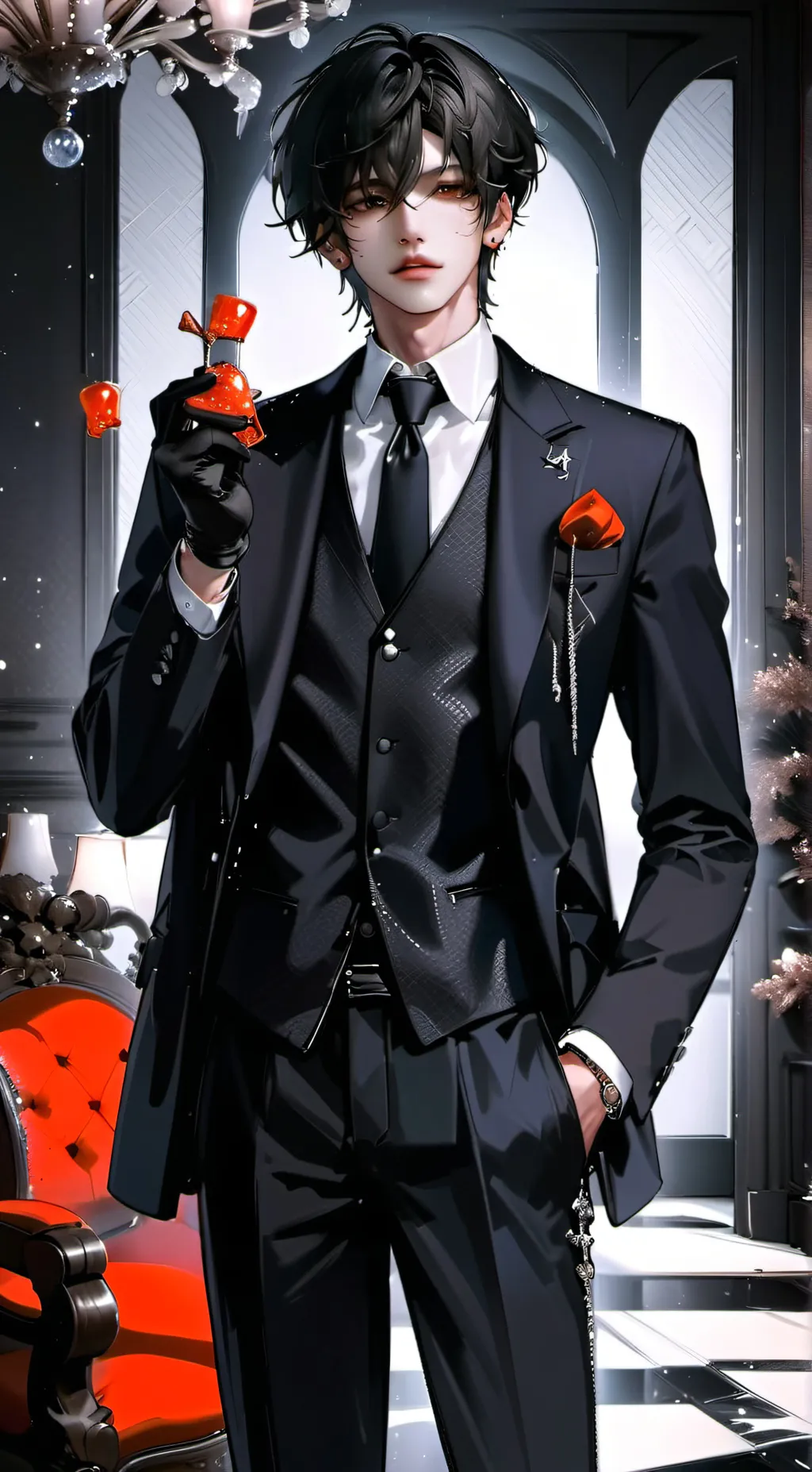 ai character: 疯子 background