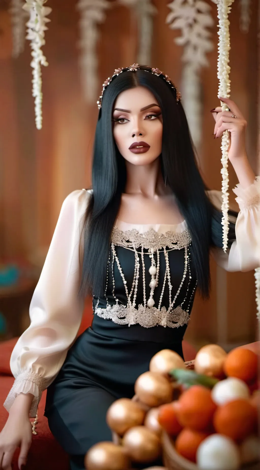 ai character: Winter briggs  background