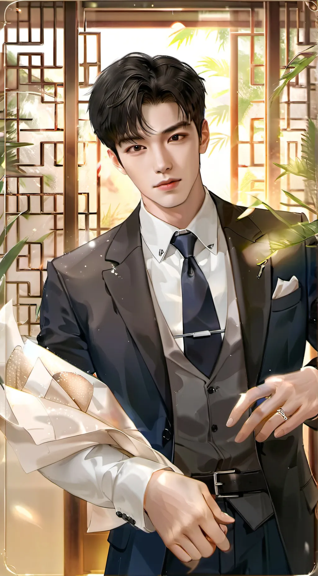 ai character: Vinooko  background