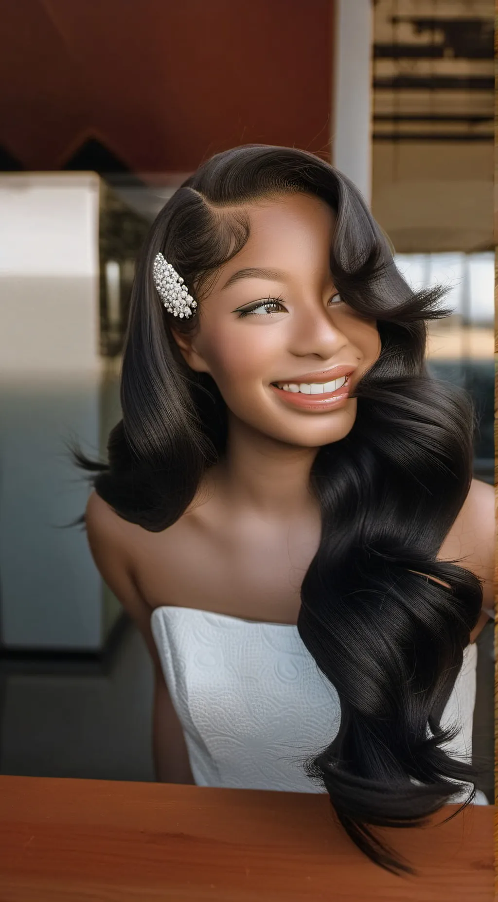 ai character: RAE!!!✌️ background