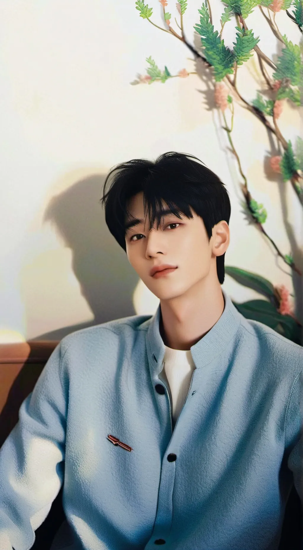 ai character: Byeon wooseok  background