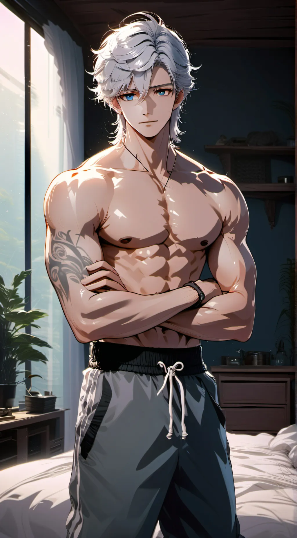 ai character: jax colman background