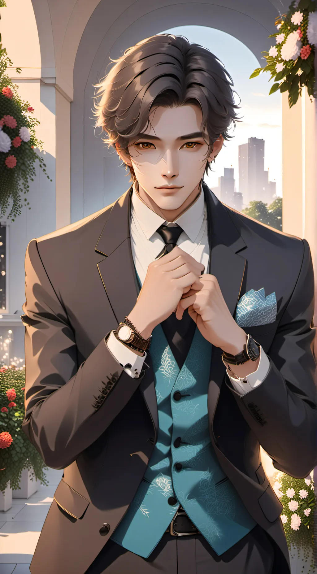 ai character: Xavier Hamilton  background