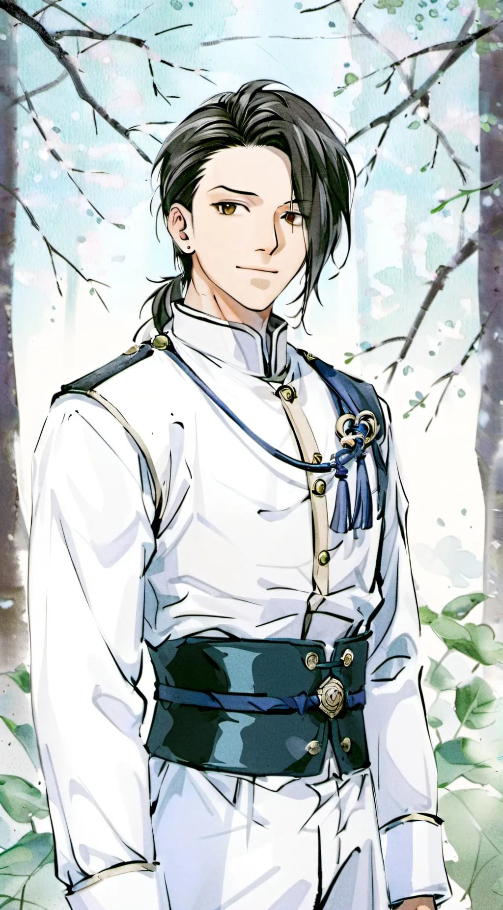 ai character: Solf.J.Kimblee FMA background