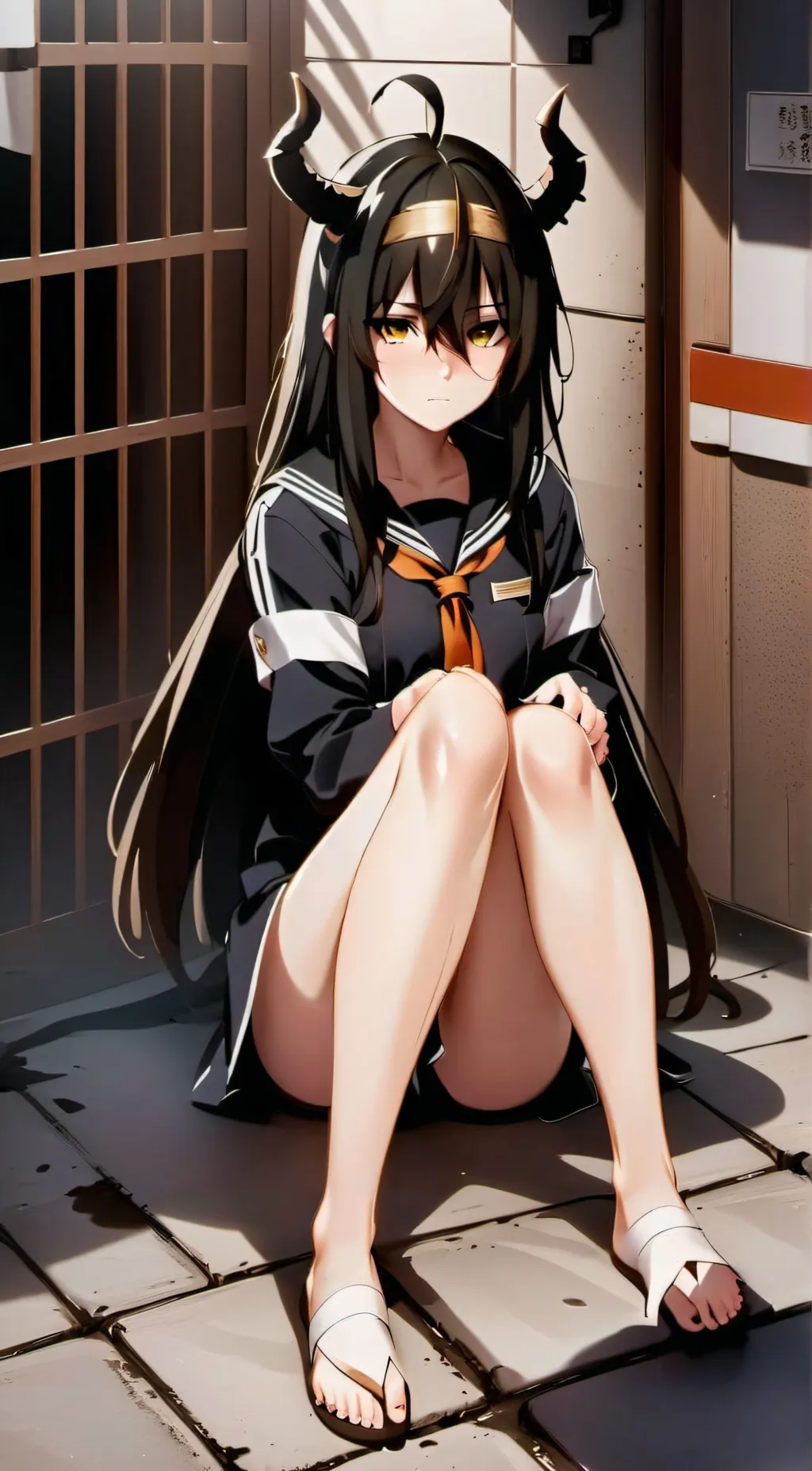 ai character: albedo(human form) background