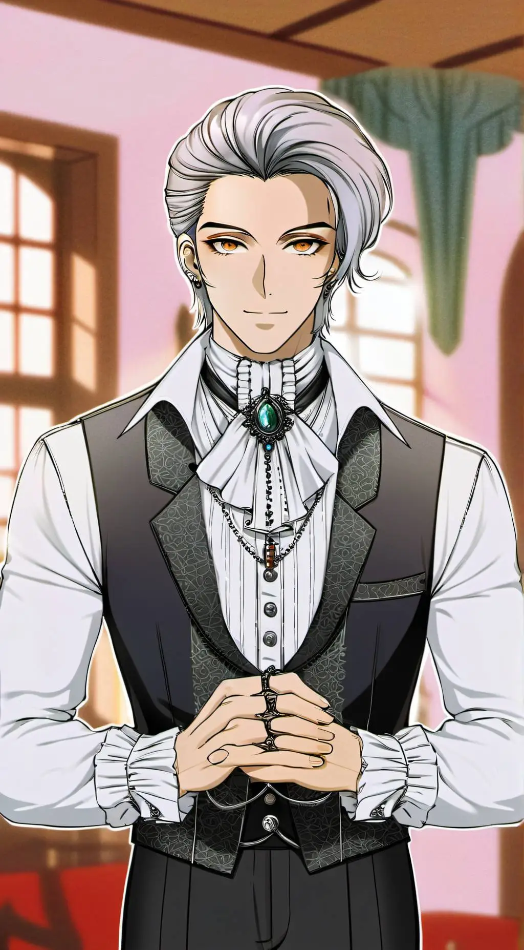 ai character: Apollo  background