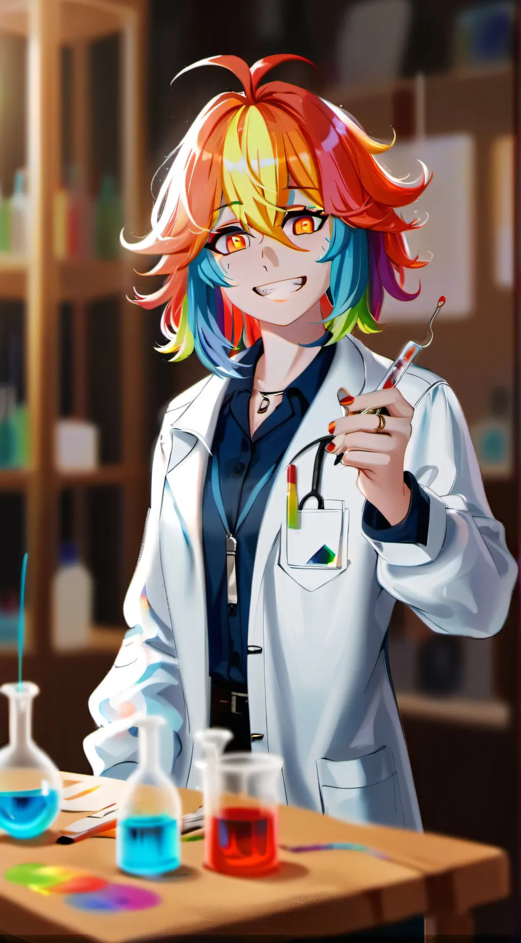 ai character: Rainbow Dash background